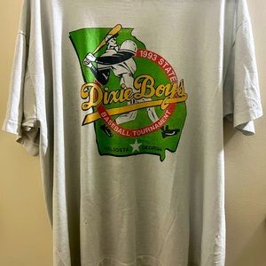 Vintage Single-stitch 1993 Dixie Boys Baseball T-shirt